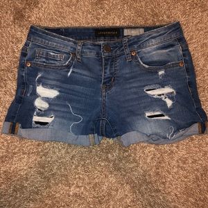 aeropostal jean shorts
